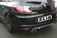 ELIA Komplettauspuffanlage 2x 80mm rund, Megane3 Coupe, Edelstahl