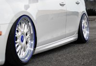VW Caddy 2, 9KV RLD Seitenschwellersatz aus ABS Gefertigt inkl. Montagesatz