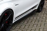Mercedes Benz C63 AMG, C205+A205 , Coupe/ Cabrio Carbon Seitenschweller mit Wing in Cup Racing Optik